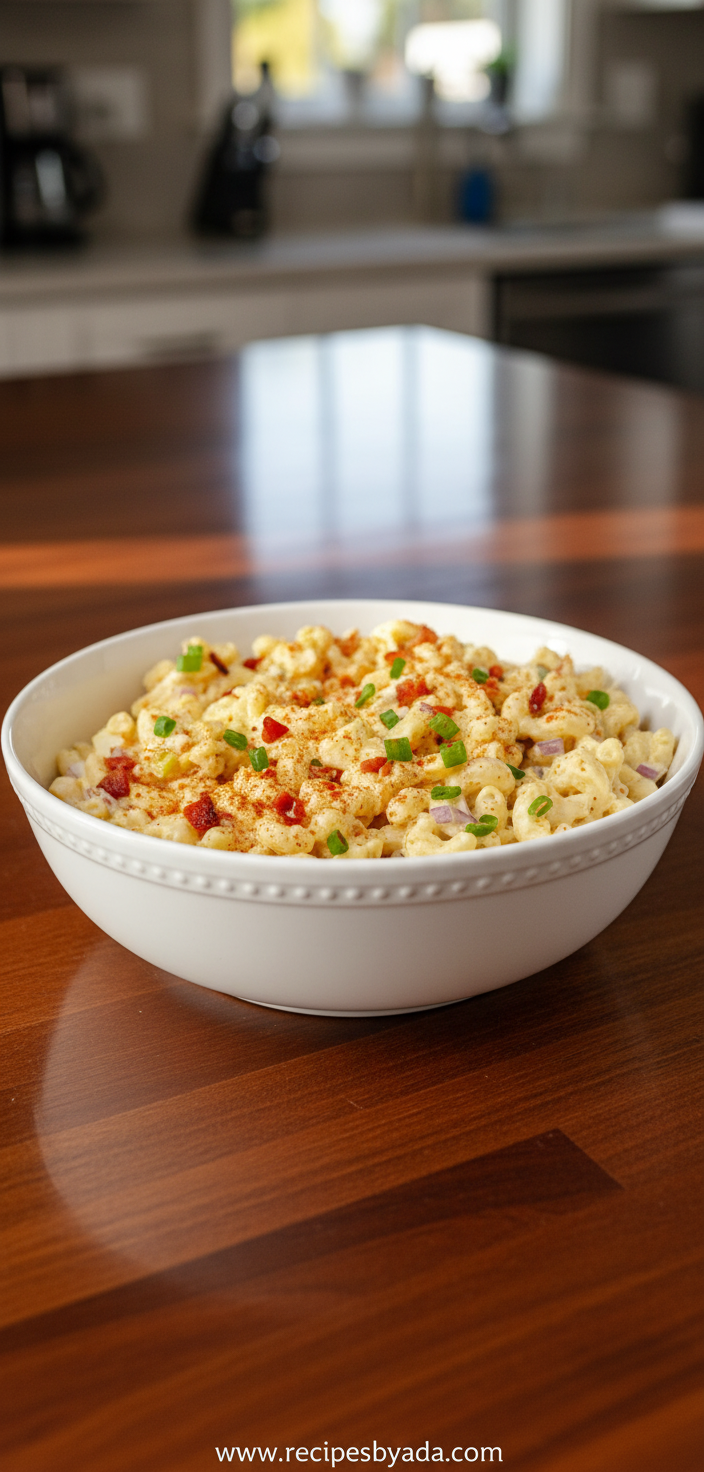 Creamy Deviled Egg Pasta Salad - The Ultimate Summer Side Dish Recipe 7 creamy-deviled-egg-pasta-salad_feature