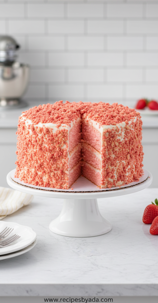easy-strawberry-crunch-cake-recipe--tastes-like-childhood--_feature