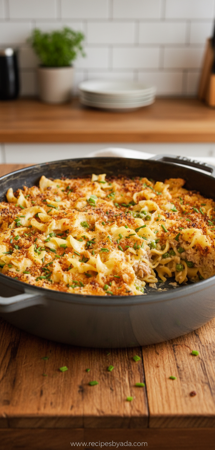 Ultimate Classic Tuna Noodle Casserole Recipe - Creamy Comfort Food Bake 7 tuna-noodle-casserole_feature