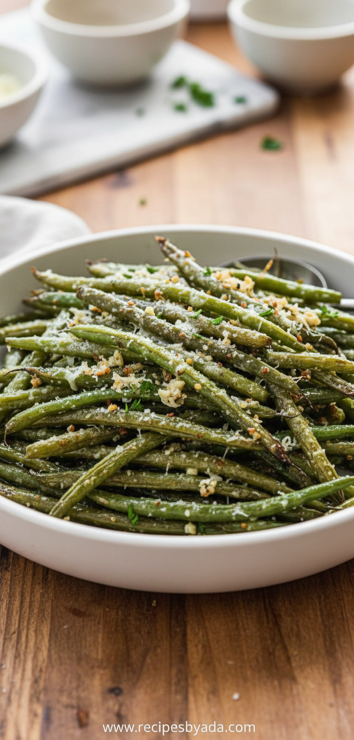 Garlic Parmesan Roasted Green Beans - Crispy Oven-Baked Side Dish 14 oven-roasted-green-beans-with-garlic---parmesan---walder-wellness_feature