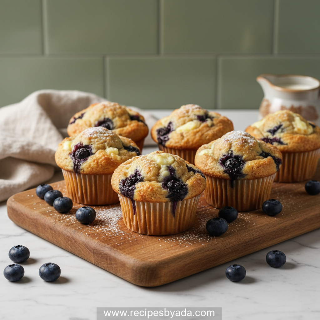 Deluxe Blueberry Cream Cheese Muffins – A Rich and Tangy Breakfast Treat 2 blueberry-cream-cheese-muffins_feature