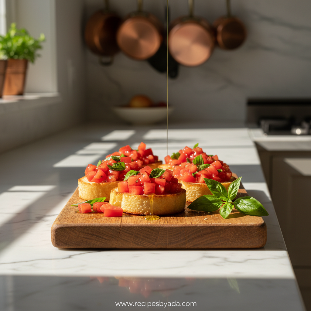 Classic Tomato Basil Bruschetta Recipe – A Fresh Italian Appetizer 10 tomato-basil-bruschetta_feature