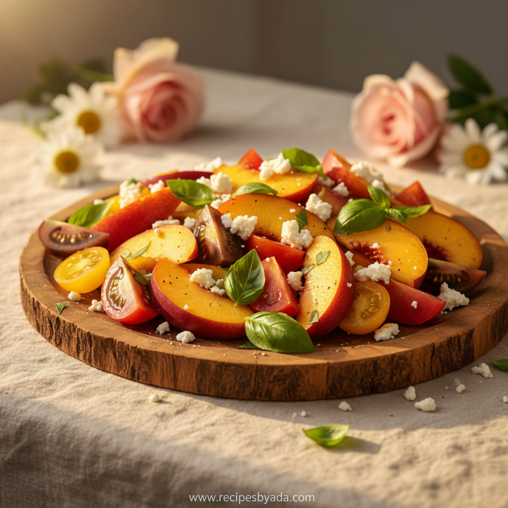 peach-salad-with-heirloom-tomatoes---summer-dinner-recipes---salad-recipes_feature